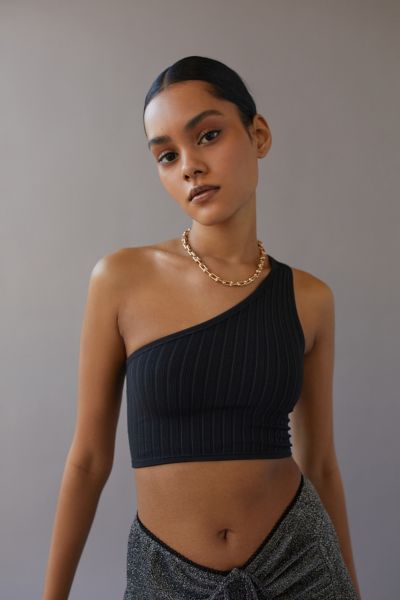 hypotese Øl Rykke Out From Under Juniper Cutout One Shoulder Bra Top | Urban Outfitters