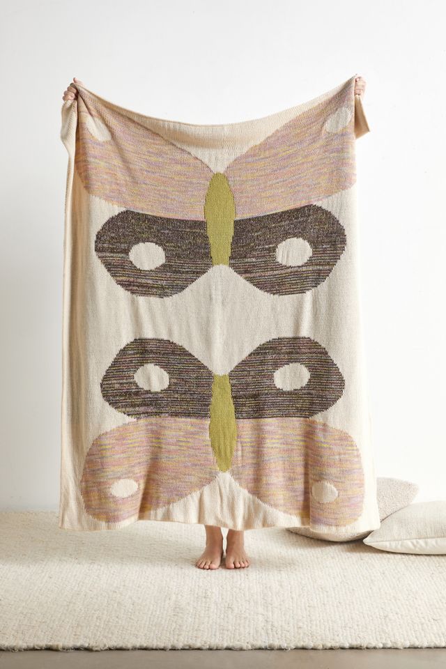 Butterfly Spacedye Throw Blanket Urban Outfitters
