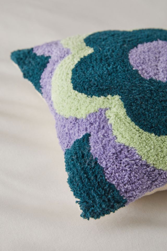 Flower Tufted Mini Throw Pillow #2