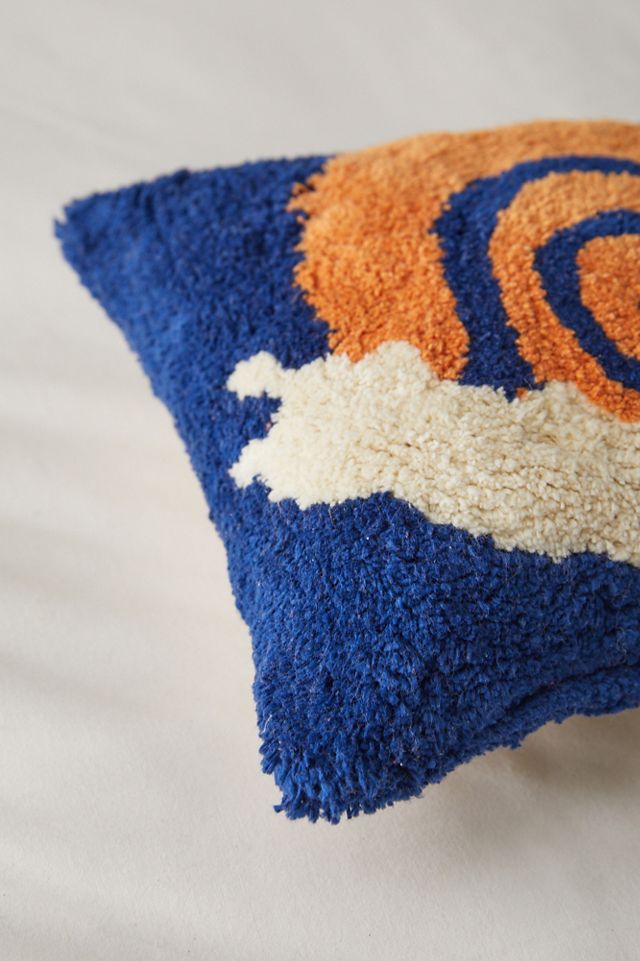 Snail Tufted Mini Throw Pillow #2