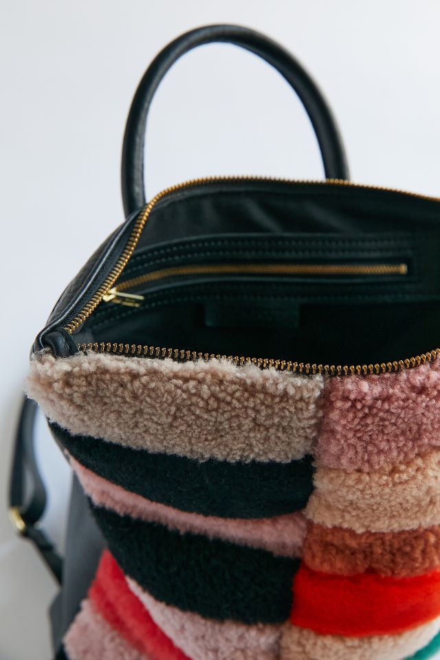 PRIMECUT Blocks Sheepskin Backpack #3
