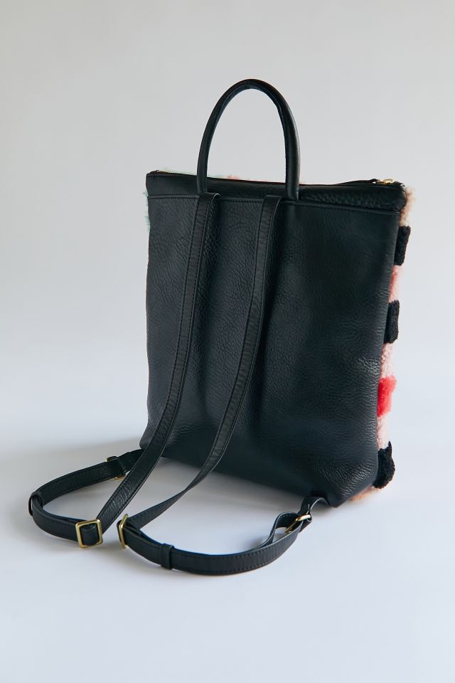 PRIMECUT Blocks Sheepskin Backpack #4