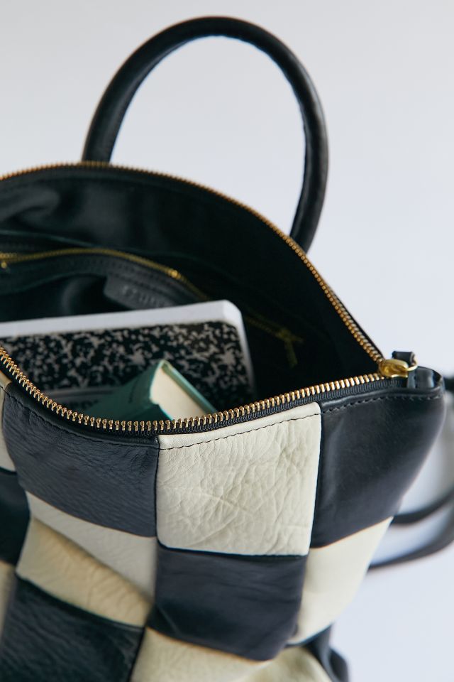 PRIMECUT Checkered Leather Backpack #2