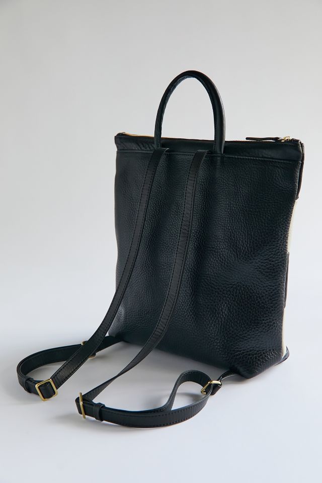 PRIMECUT Checkered Leather Backpack #4
