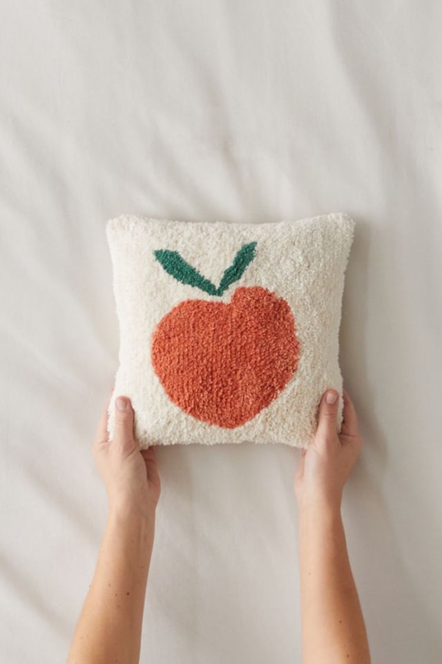 Peaches Tufted Mini Throw Pillow #1