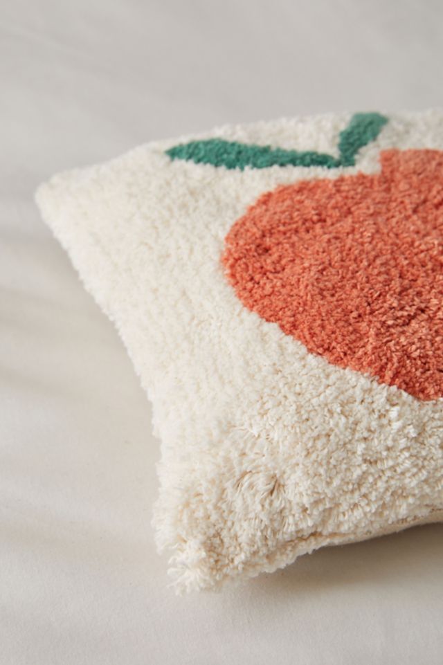 Peaches Tufted Mini Throw Pillow #2