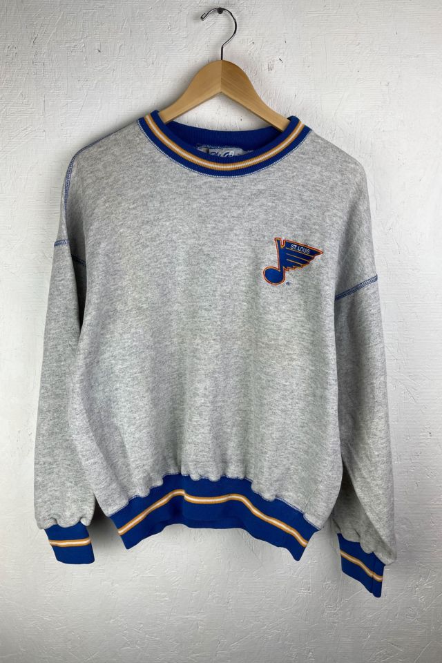 Vintage 80s St. Louis Blues Hockey Sweatshirt - Trends Bedding