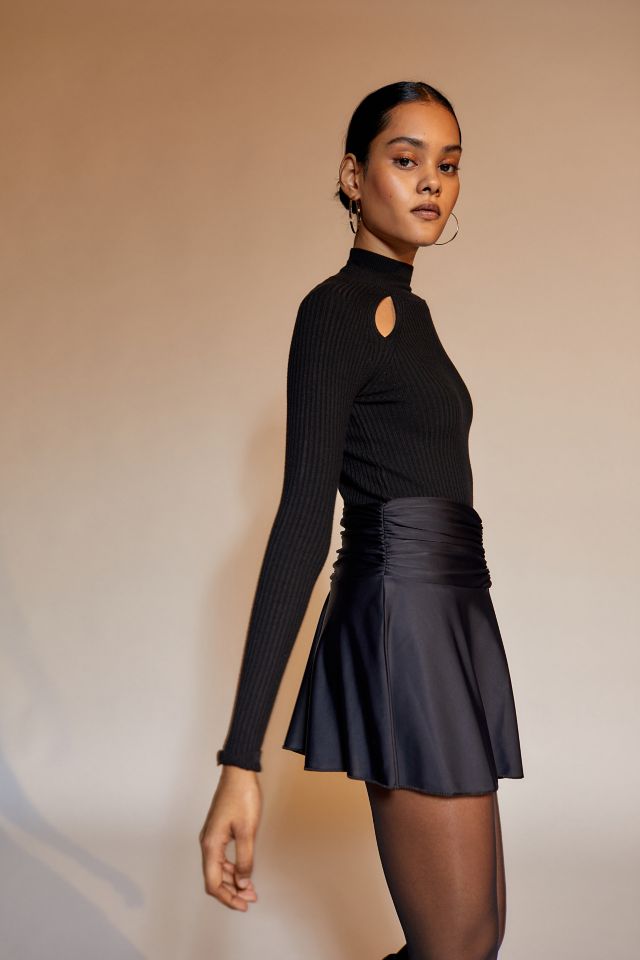 UO Ruched Mini Skirt #3