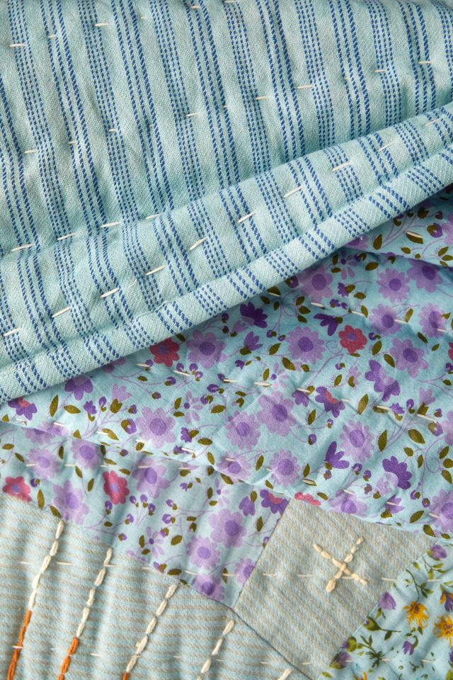 Urban Renewal Embroidered Sunrise Quilt #2