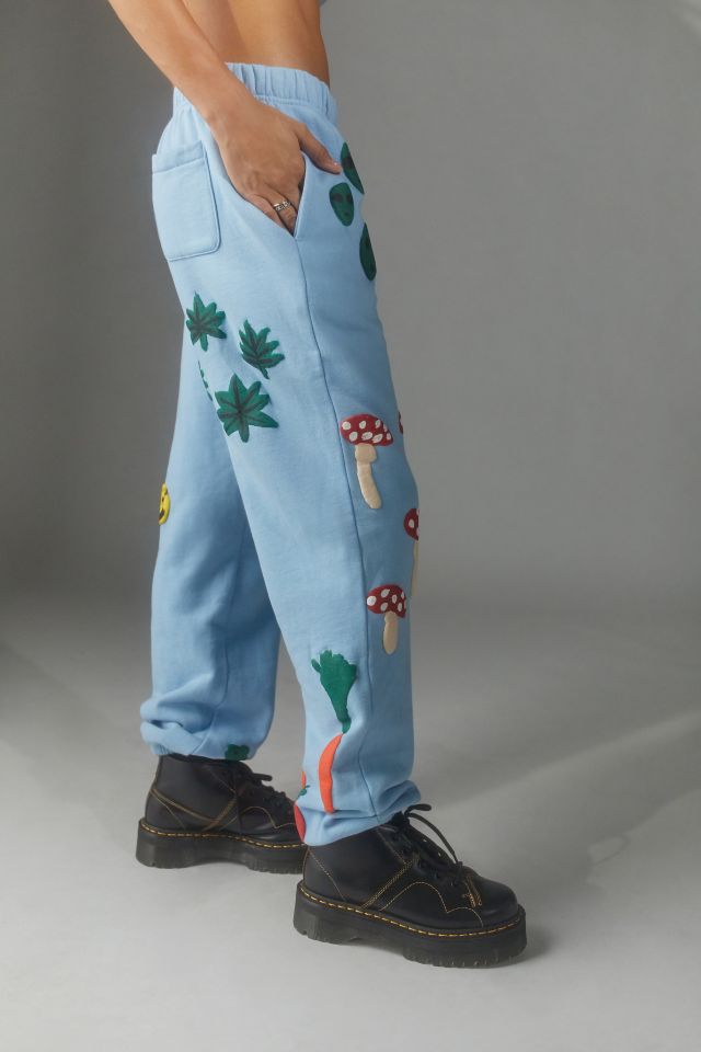 Coney Island Picnic Puff Paint Icons Sweatpant #4