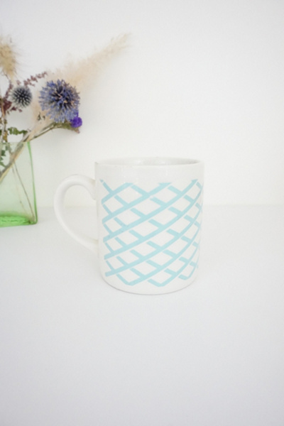 Vintage Geometric Pattern Mug | Urban Outfitters