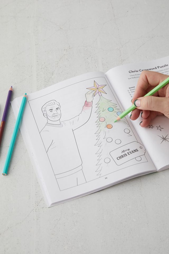 I’m Dreaming Of A Chris For Christmas: A Holiday Hollywood Hunk Coloring & Activity Book By Robb Pearlman #1