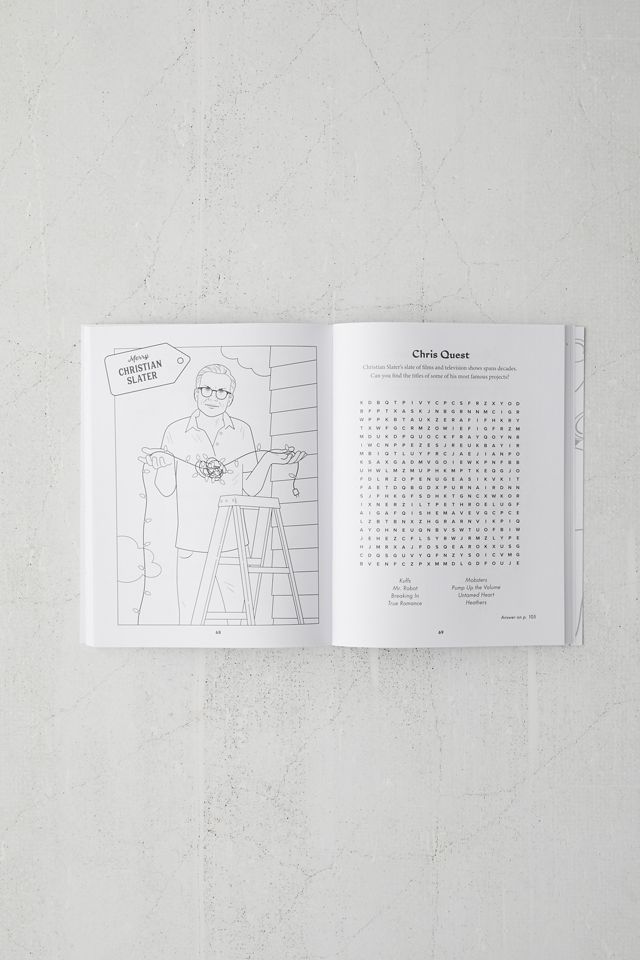 I’m Dreaming Of A Chris For Christmas: A Holiday Hollywood Hunk Coloring & Activity Book By Robb Pearlman #2