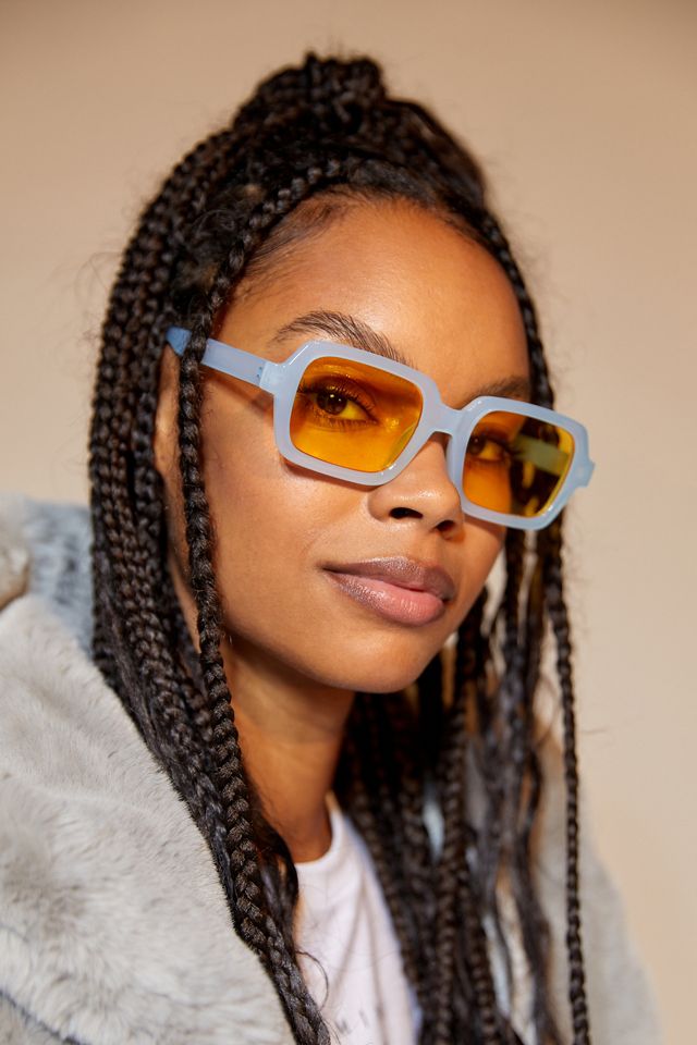 urbanoutfitters.com | Jojo Translucent Rectangle Sunglasses