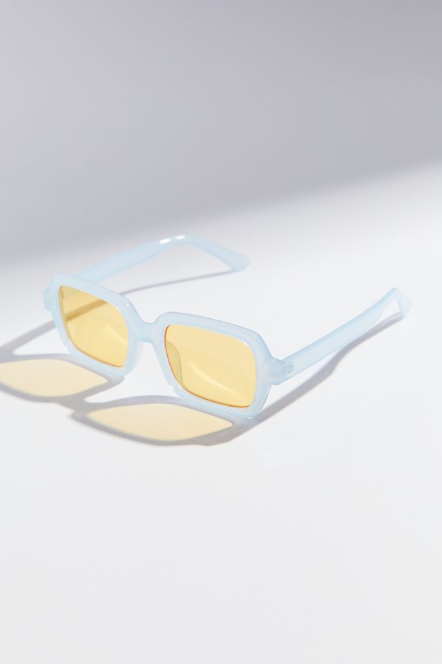 Lunettes de soleil rectangulaires translucides Jojo #1