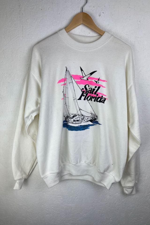 Vintage Paris Sailing Crewneck Sweatshirt