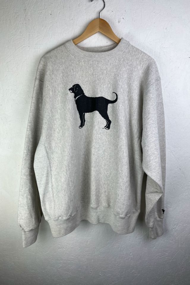 Black dog crewneck sweatshirt new arrivals