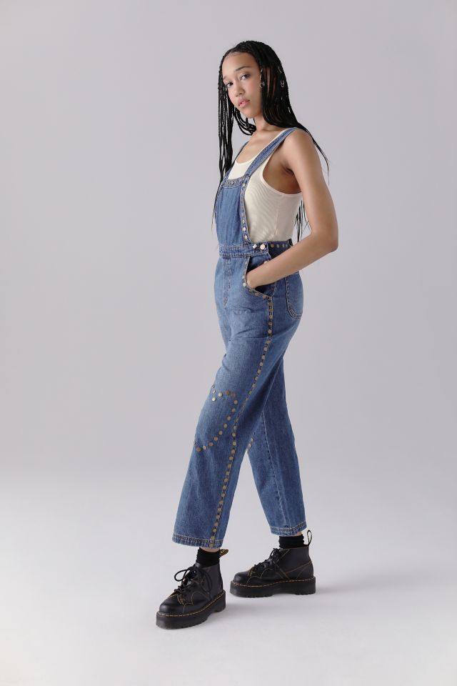 UO Hearts On Fire Denim Studded Overall #2