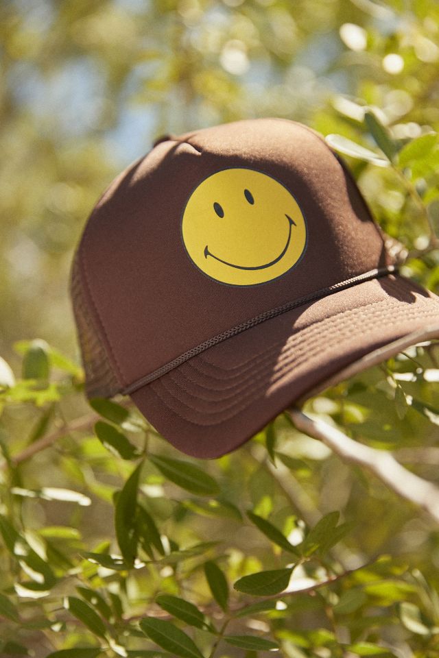 Smiley Face Trucker Hat Urban Outfitters