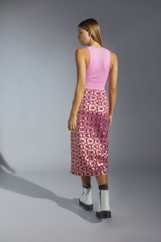 UO High Slit Chain Midi Skirt #2
