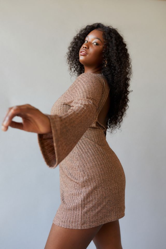 UO Tinsley Open Back Sweater Dress #3