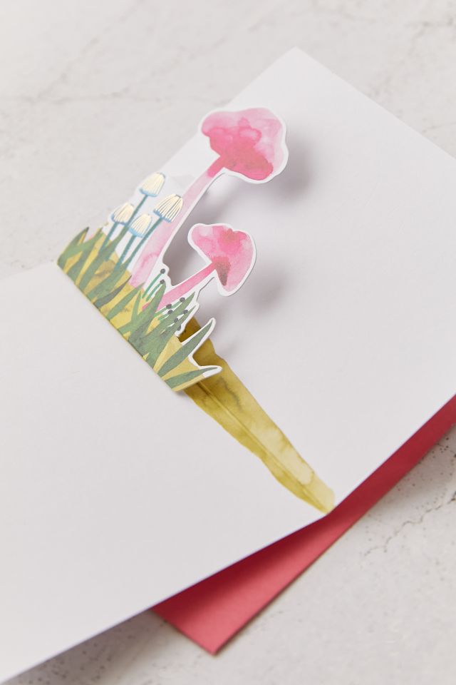 Mushroom Pop-Up Greeting Card Box Set #2