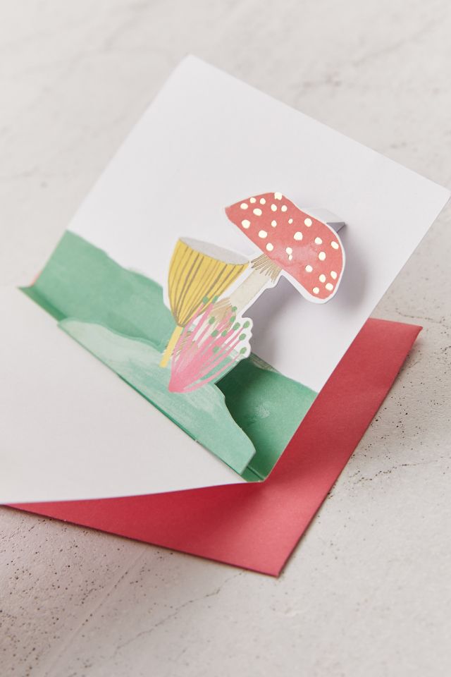 Mushroom Pop-Up Greeting Card Box Set #3