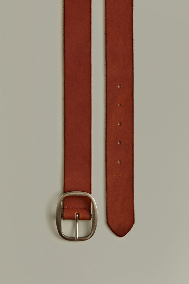 Oval Buckle Leather Belt | Urban Outfitters Canada