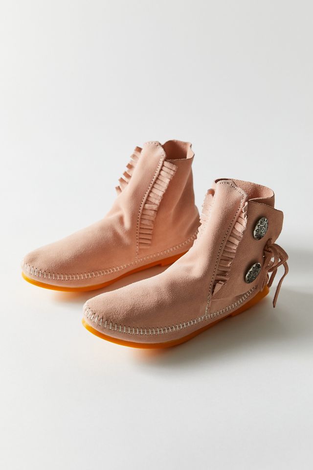 Botte Minnetonka à Deux Boutons Semelle Rigide #2