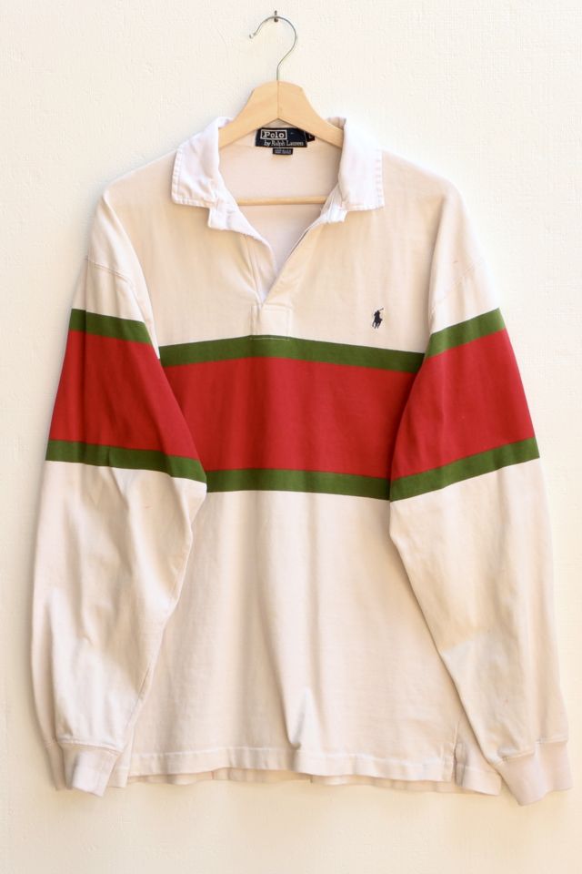 Vintage 1980s Polo Ralph Lauren Rugby Pullover Made in USA | Urban