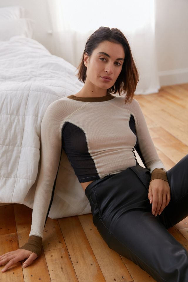 Out From Under Cara Seamed Long Sleeve Top #2