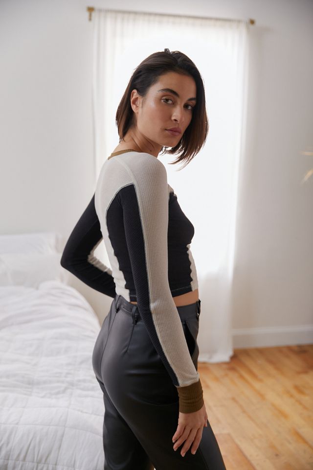 Out From Under Cara Seamed Long Sleeve Top #3