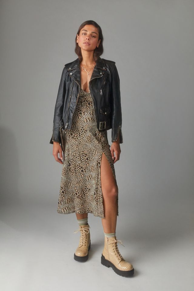 Kiss The Sky Leopard Midi Dress #2