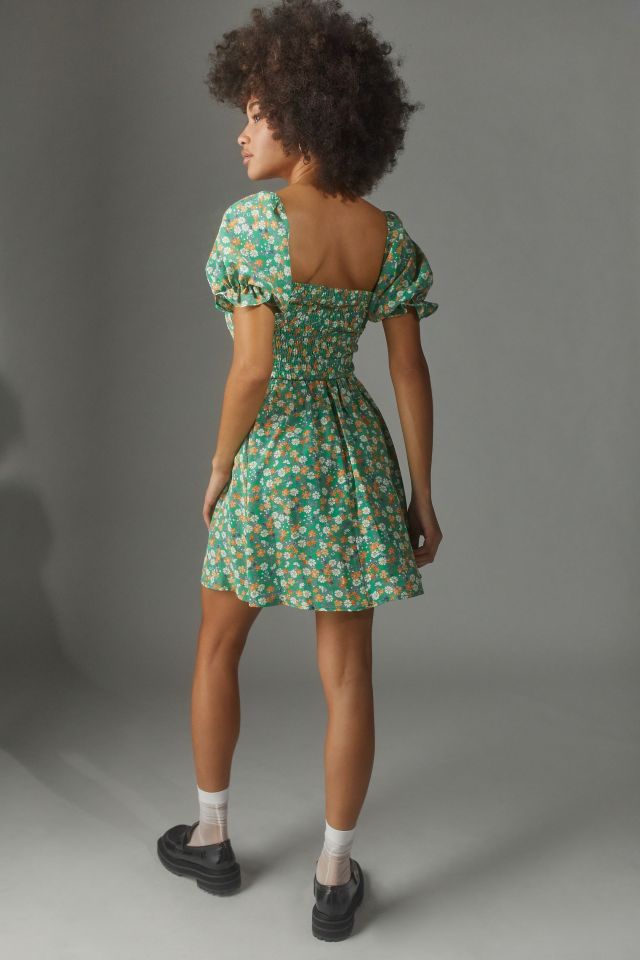 Robe Mini Imprimée Nouée Devant Kiss The Sky #1