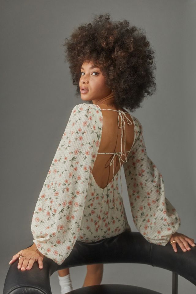 Kiss The Sky Puffy Long Sleeve Mini Dress #3