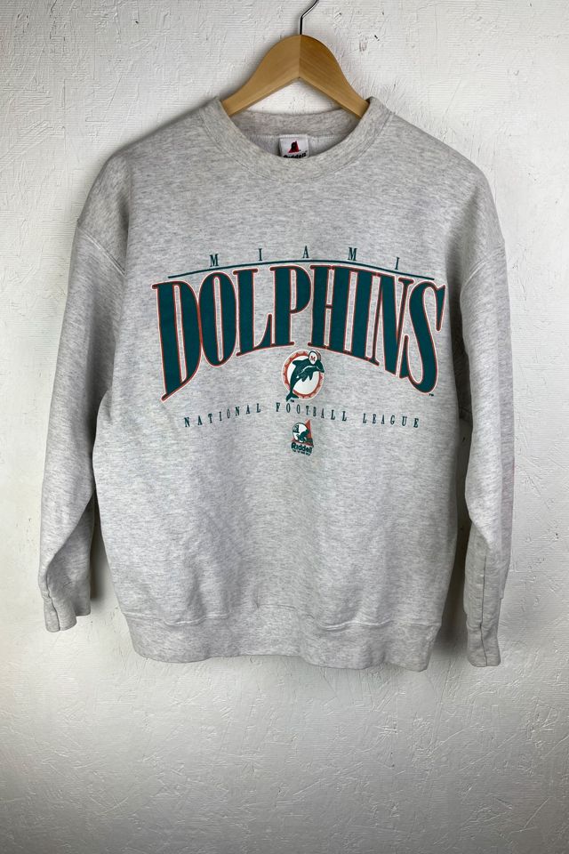 Vintage Miami Football Sweatshirt Dolphins Football Crewneck 