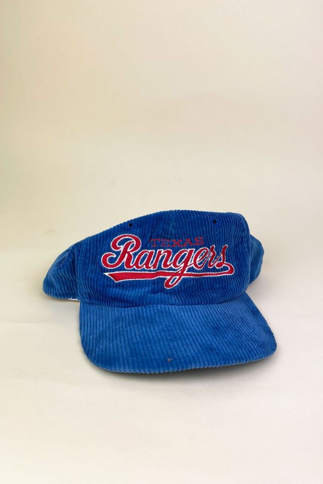 Vintage Texas Rangers MLB Corduroy Snapback Hat | Urban Outfitters