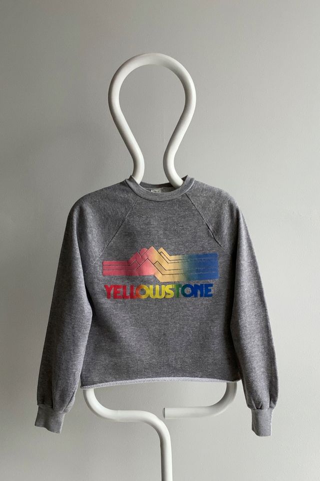 Vintage 80's Yellowstone Rainbow Cut Sweatshirt | Urban Outfitters