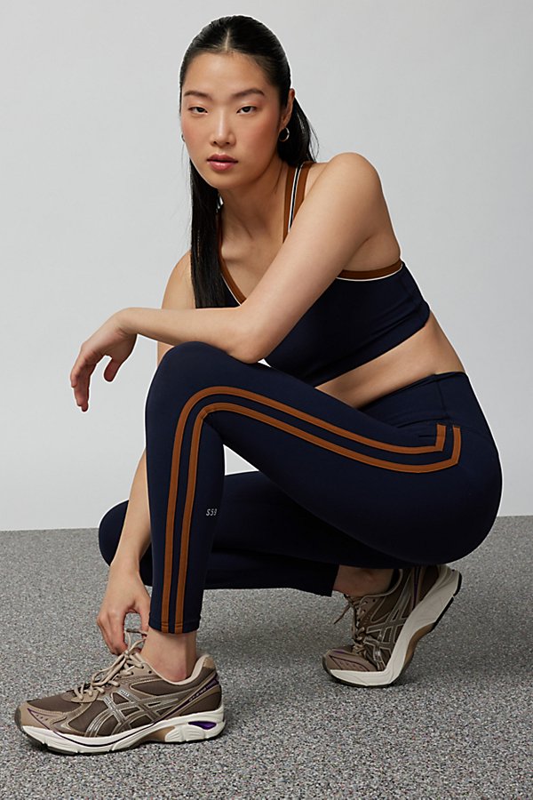 Splits59 Ella High-waisted Airweight 7/8 Legging Pant In Dark Blue, Women's At Urban Outfitters