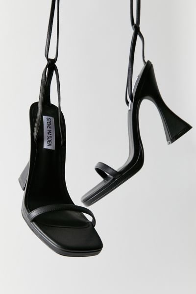 Steve Madden Lange Ankle Strap Sandal In Charcoal