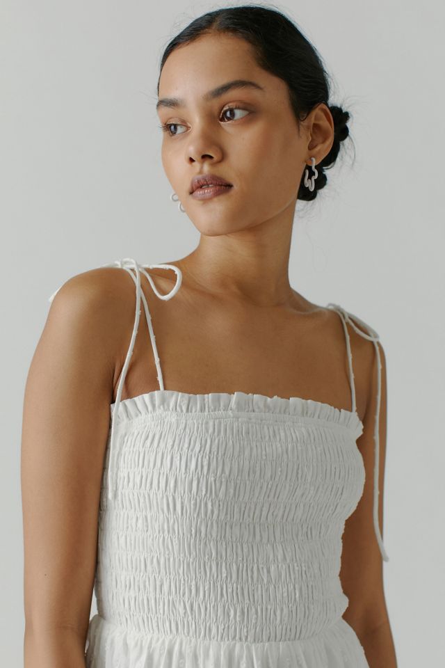 UO Clementine Smocked Midi Dress #1