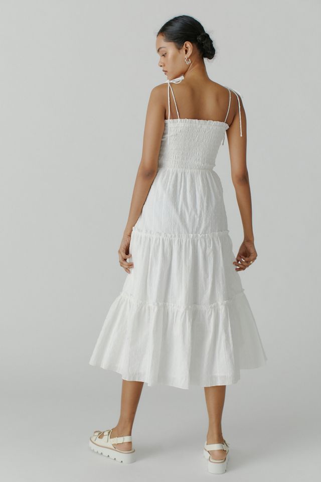 UO Clementine Smocked Midi Dress #2