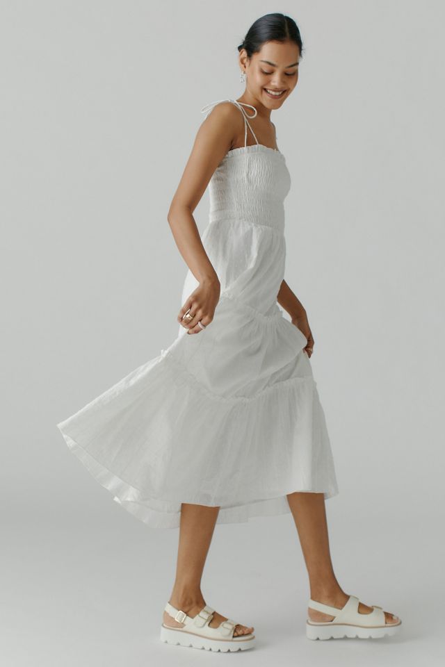 UO Clementine Smocked Midi Dress #3
