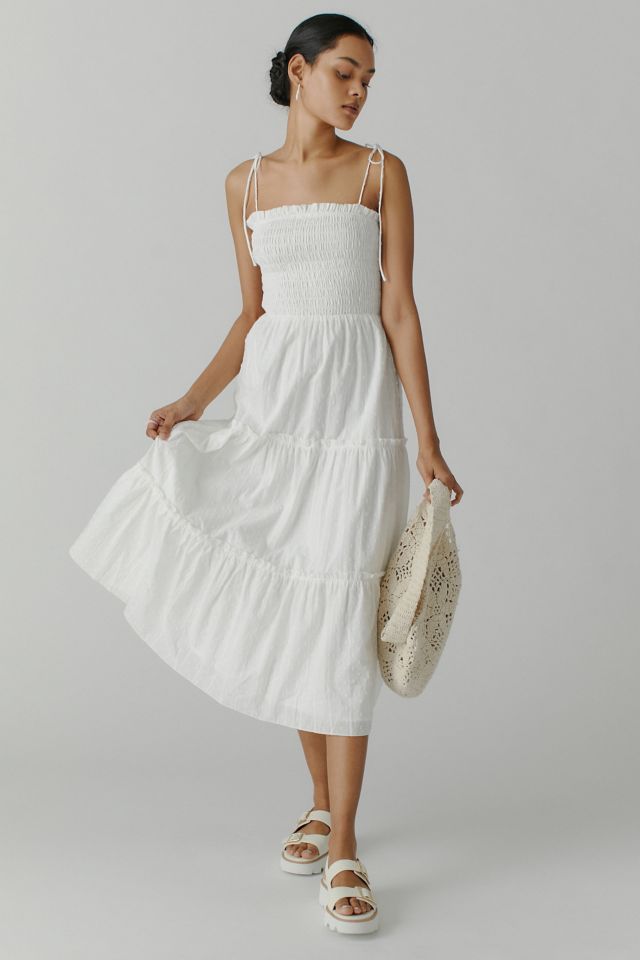 UO Clementine Smocked Midi Dress #4