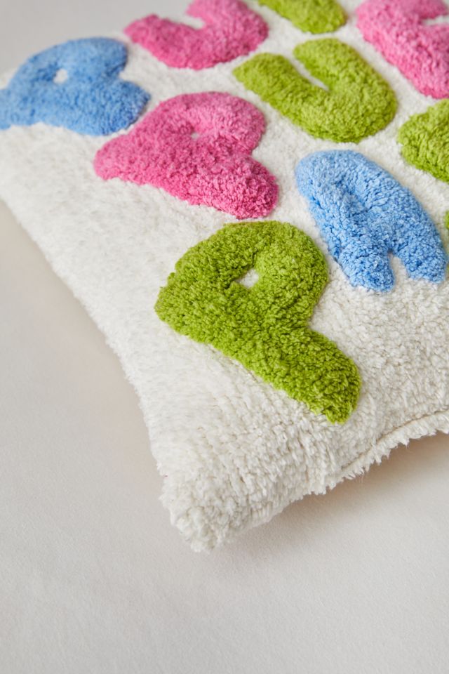Puff Puff Pass Tufted Throw Pillow #2