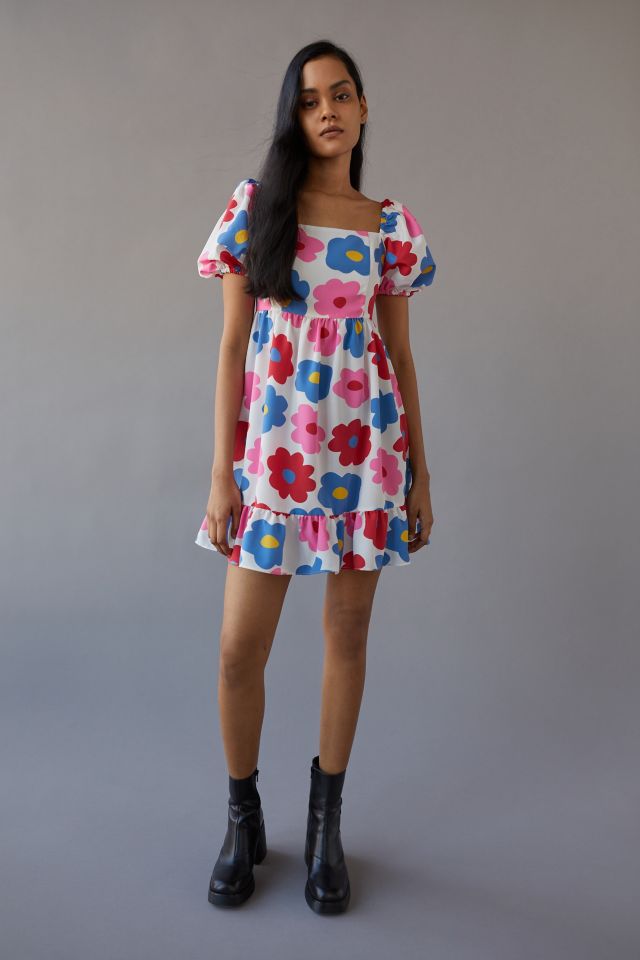 Glamorous Bold Flower Mini Dress #3