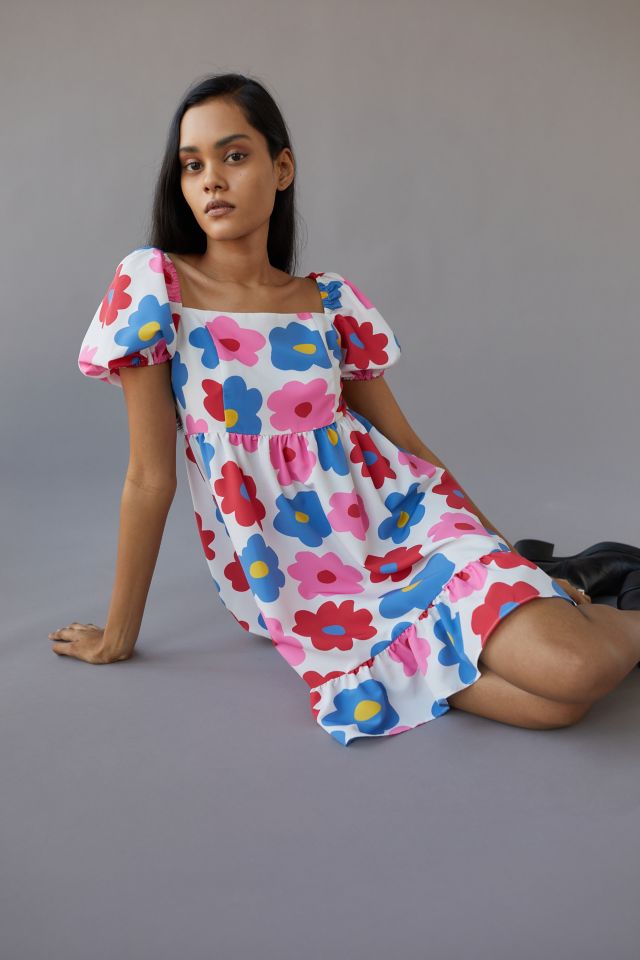 Glamorous Bold Flower Mini Dress #5