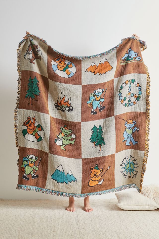 Woven Throw Blanket: (Vertical) Rocky Mountains National Park - Anderson  Design Group