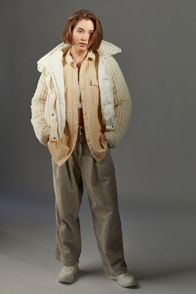 BDG Isla Funnel-Neck Corduroy Jacket #1