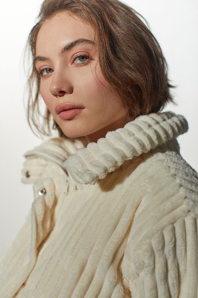 BDG Isla Funnel-Neck Corduroy Jacket #2